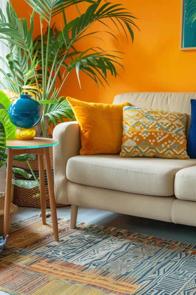 The Versatility of Orange in Interior Design