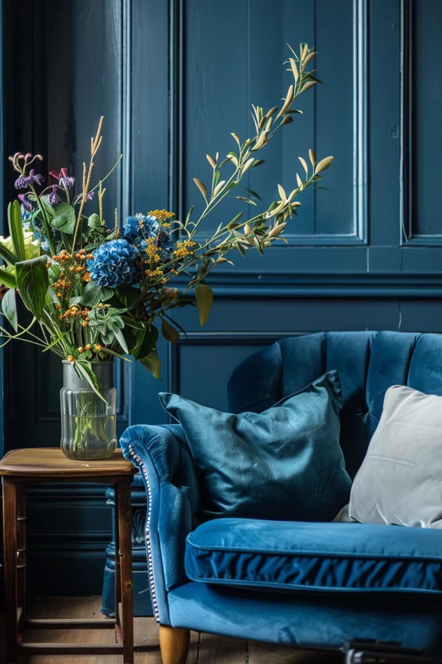 Incorporating Blue and Grey in Different Rooms