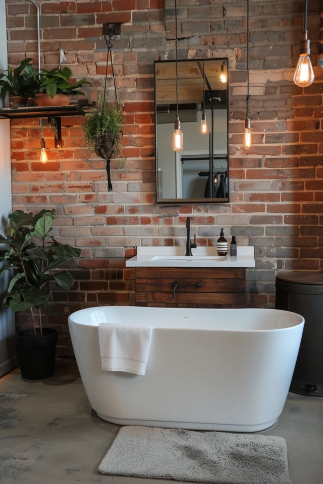 Industrial Bathrooms in Different Settings