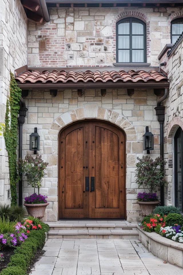 Metallic pastel basement bulkhead door