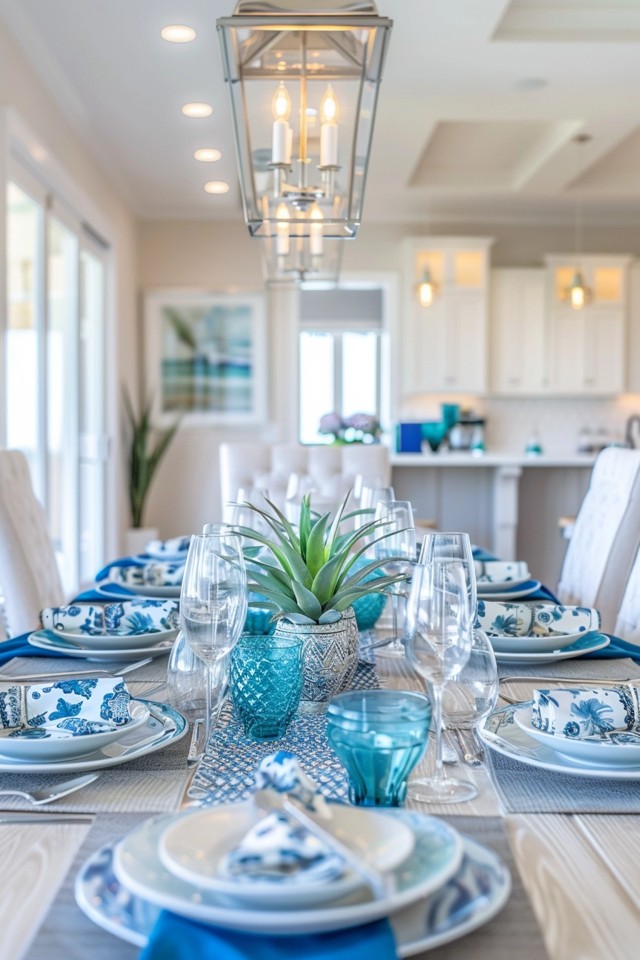 Elements of a Coastal Dining Room