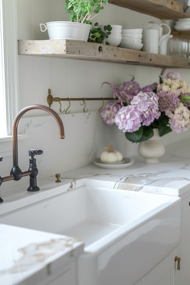 Farmhouse Kitchen Sink Decor Ideas