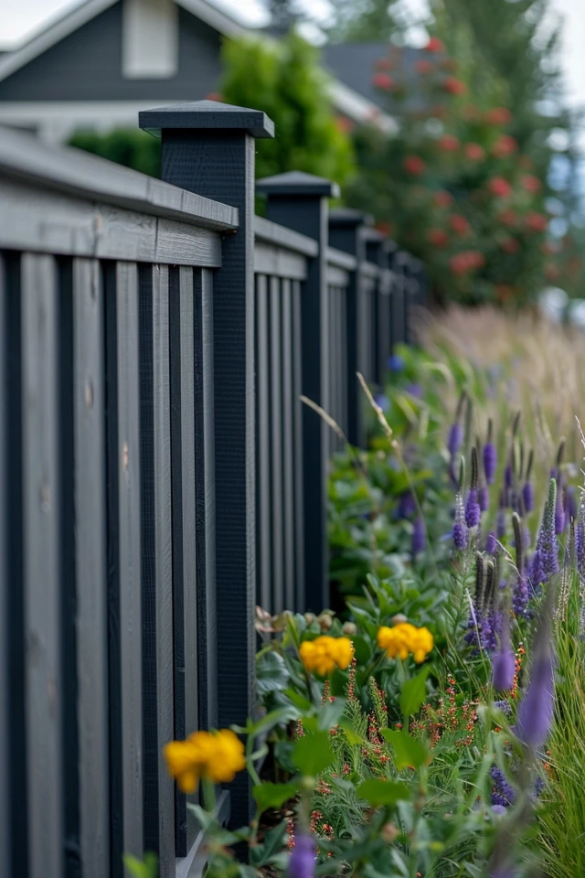 Corner Lot Fence Decor Ideas