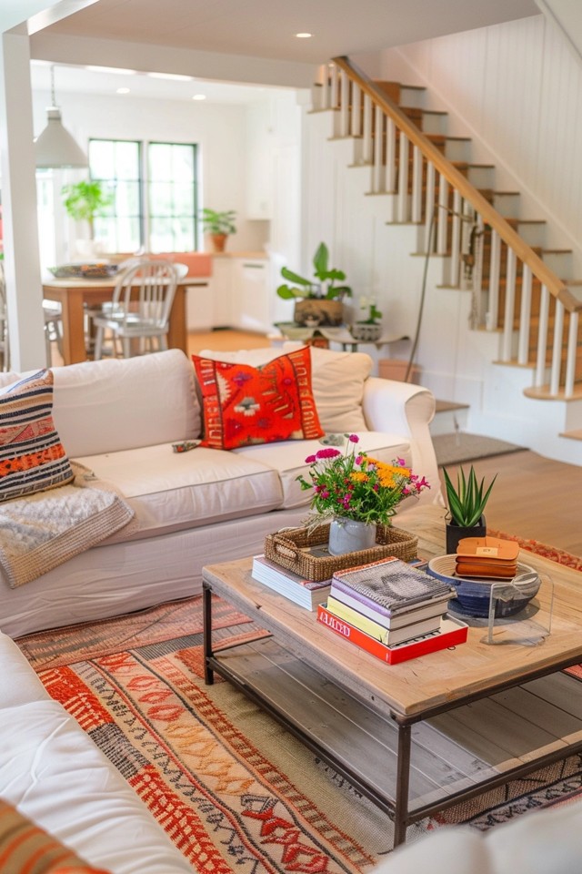 How to design a farmhouse living room?