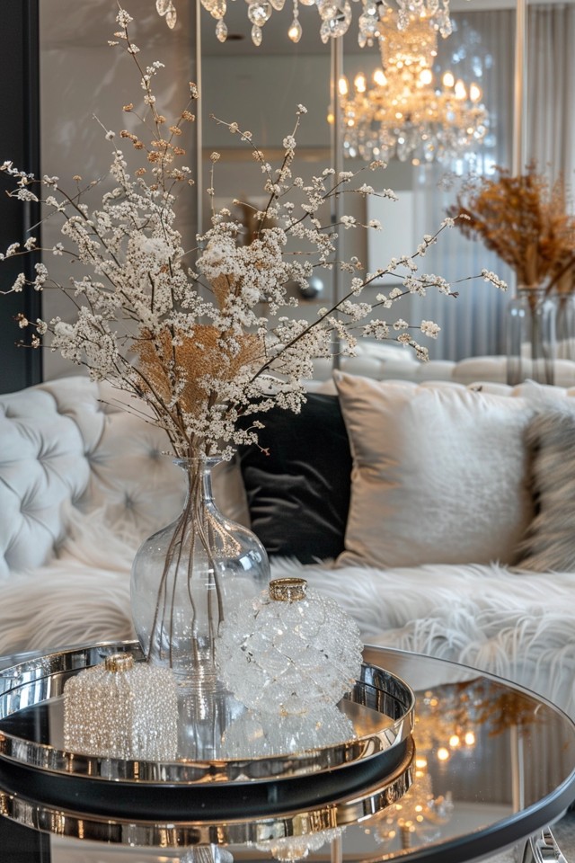 Luxurious Drapery: Silk and Embroidered Linen