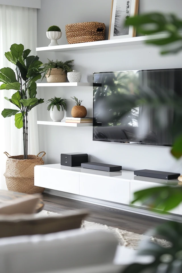 Under TV Shelf Ideas to Maximize Your Space