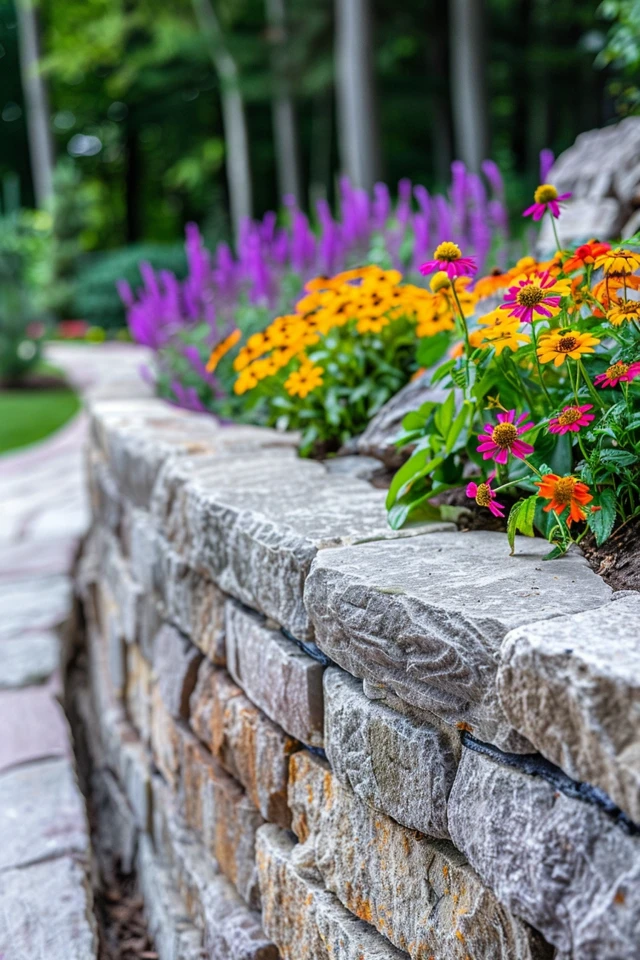 Benefits of Retaining Wall with Built-in Steps