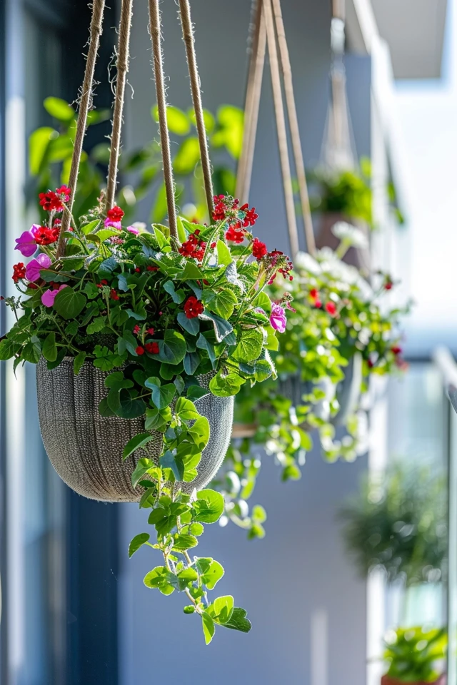 Perennial and Easy-Care Hanging Plants for the Balcony