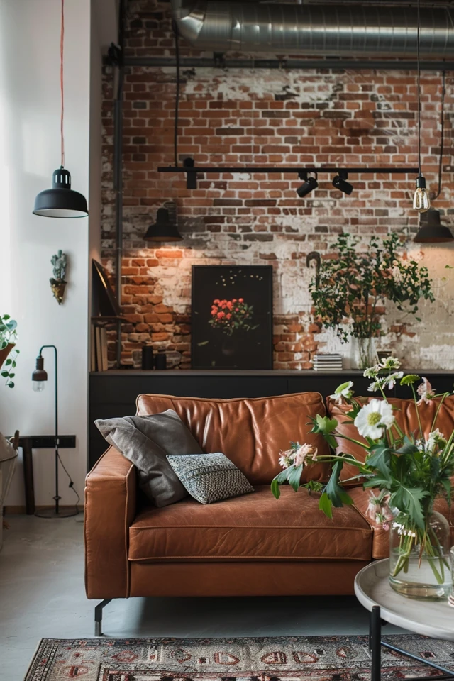Adding Industrial Touches with Furniture and Decor