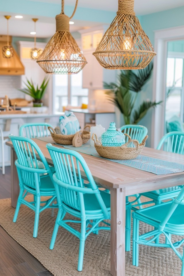 Coastal Dining Room Inspiration: Beachy Decor