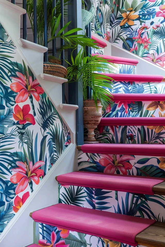 Elevate Your Home with Staircase Wallpaper Ideas