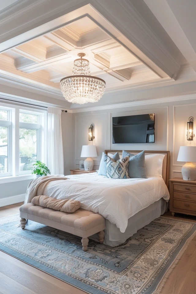 Decorating Styles for Tray Ceilings in Living Rooms