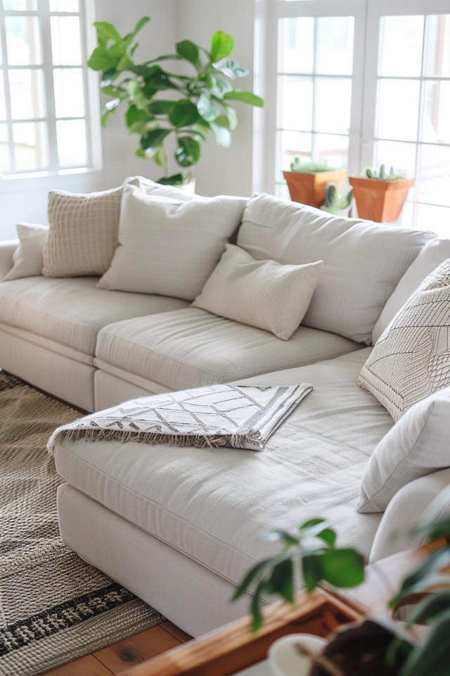 Farmhouse Living Room Inspiration: Simple Decor