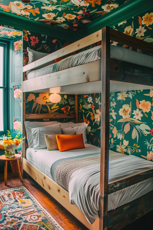 Cozy and Stylish Bedroom Designs with 2 Beds in One Room