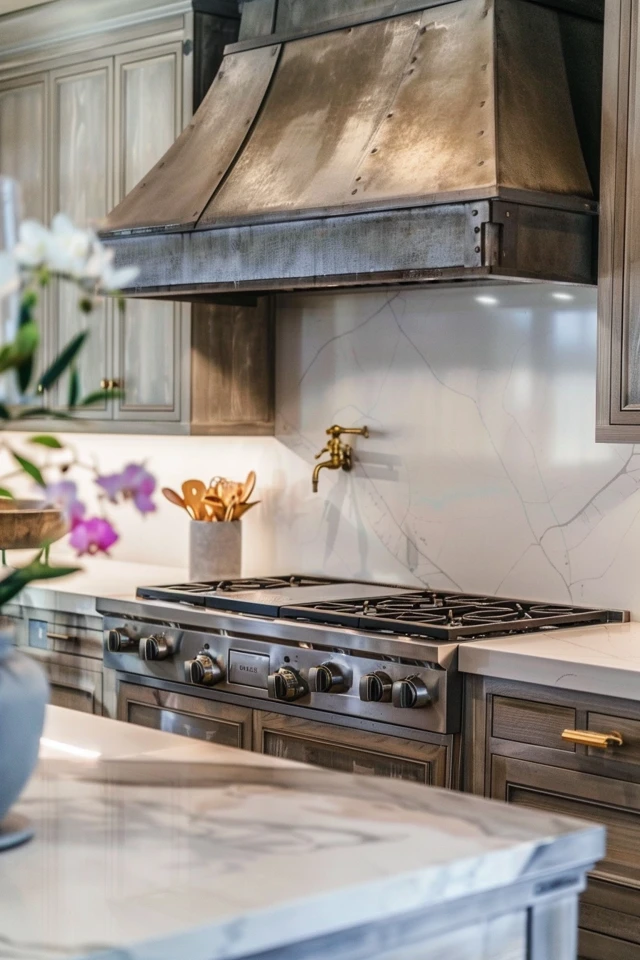 White Shaker Style Range Hood