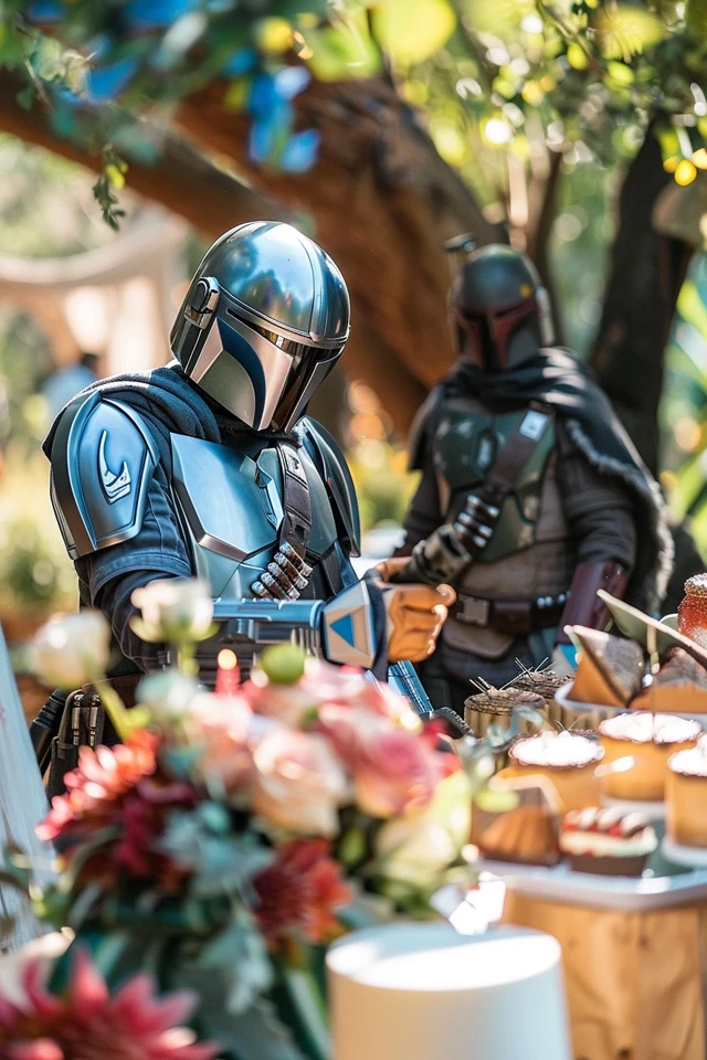 Mandalorian Party Invitations and DIY T-Shirts