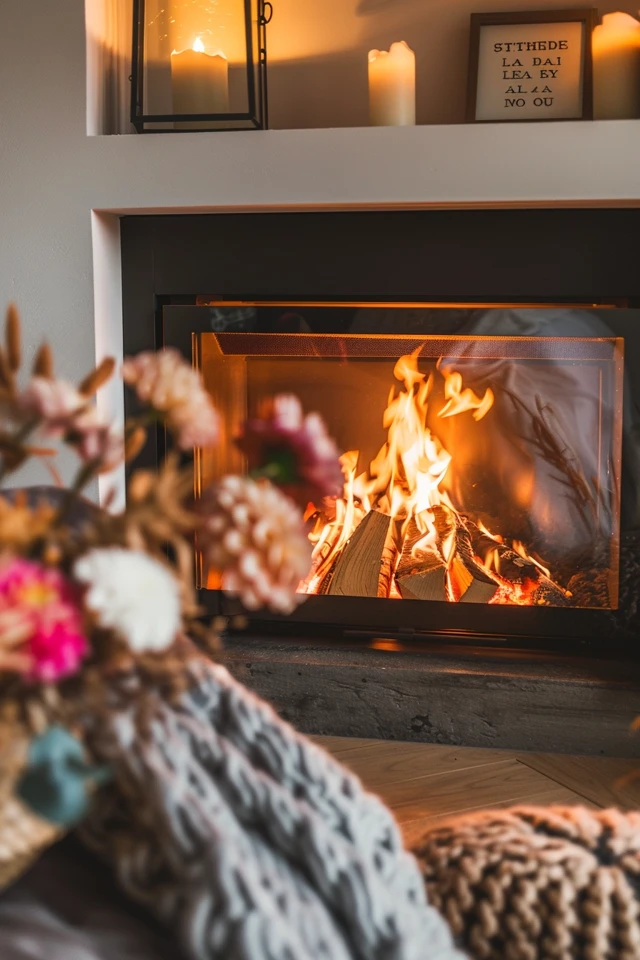 Modern Bedroom Fireplace Designs