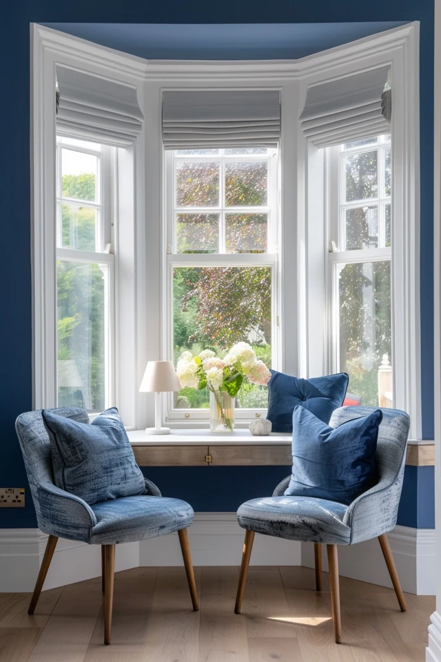 Stylish and Functional Bay Window Desk Designs