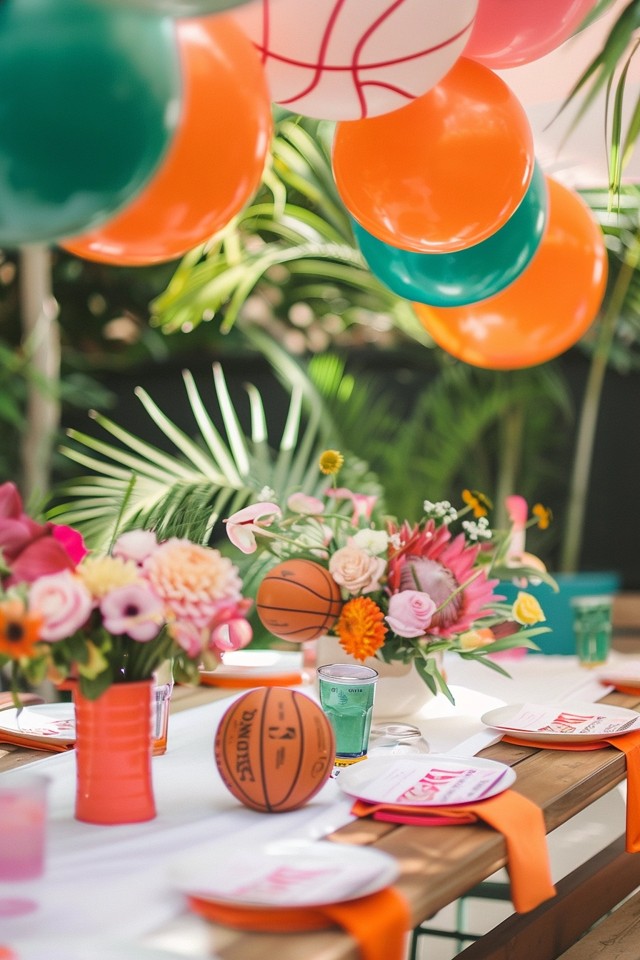 Slam Dunk Basketball Birthday Party Ideas