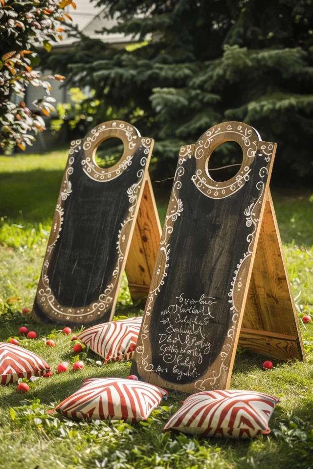 Three-Hole and Four-Hole Cornhole