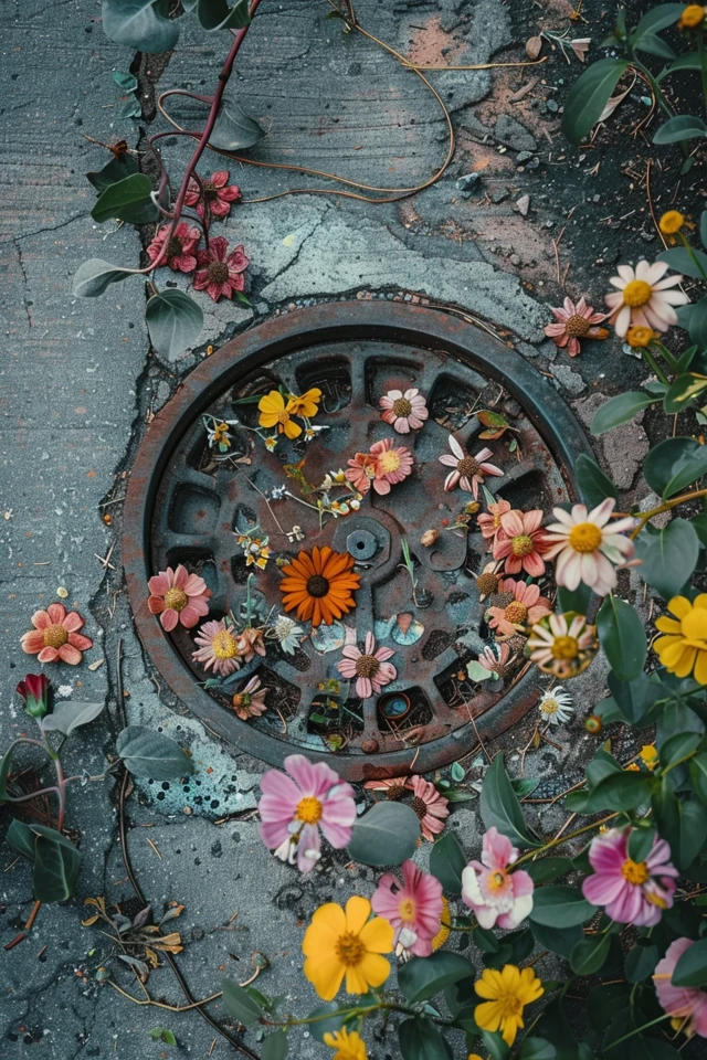 Decorative Planter Camouflage