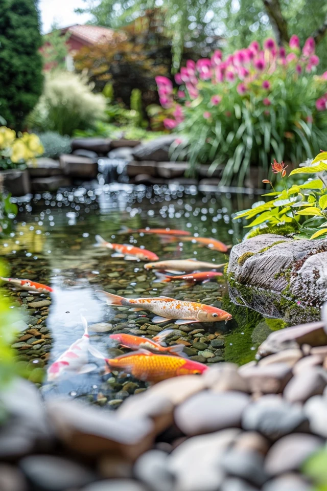 Stone Koi Pond Ideas