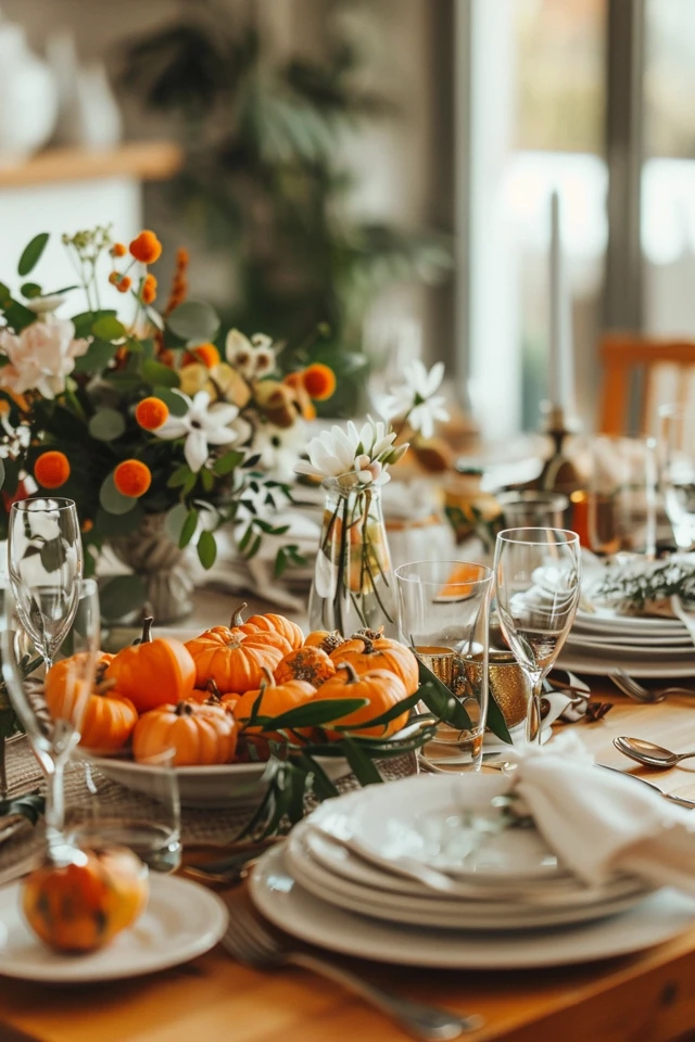 Vintage Thanksgiving Decorations for a Cozy Living Room