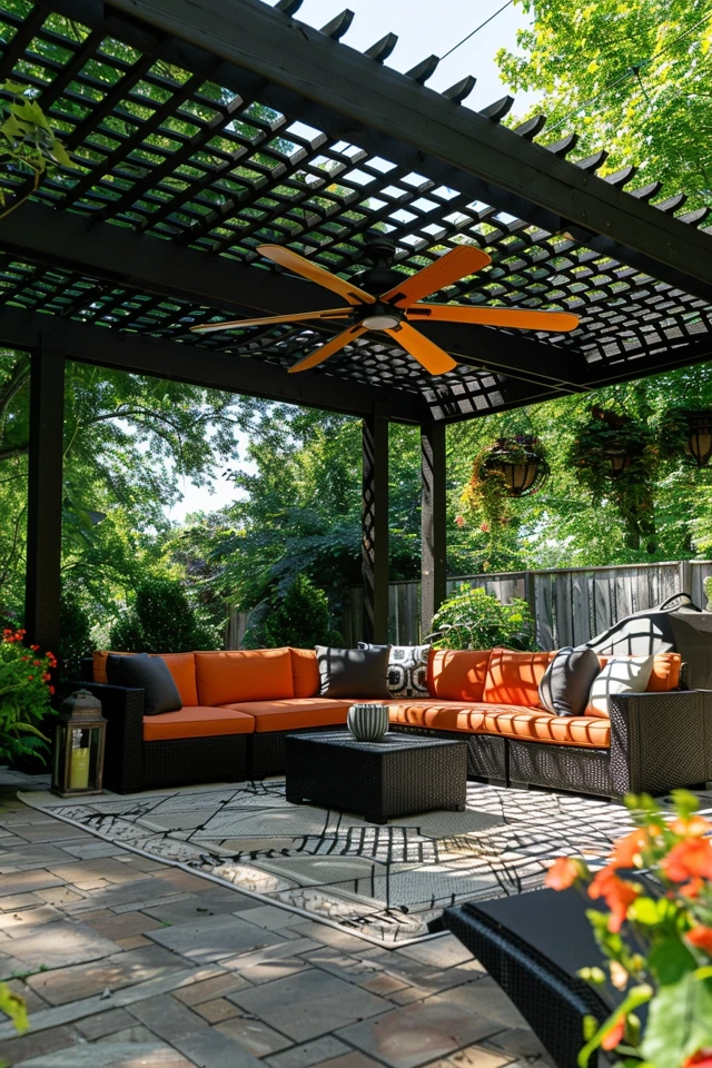 Pergola Fan Installation: Mounted Fans for Functional Style