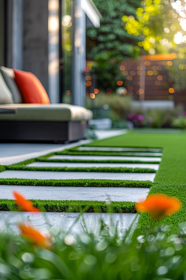 Backyard Turf Installation