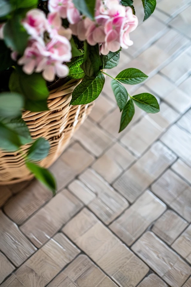 Basket Weave Tile Patterns for the Bathroom