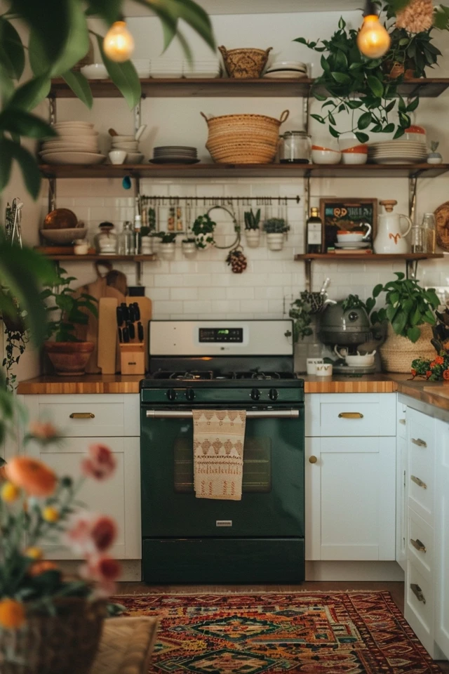 Artistic Design Elements for Bohemian Kitchens