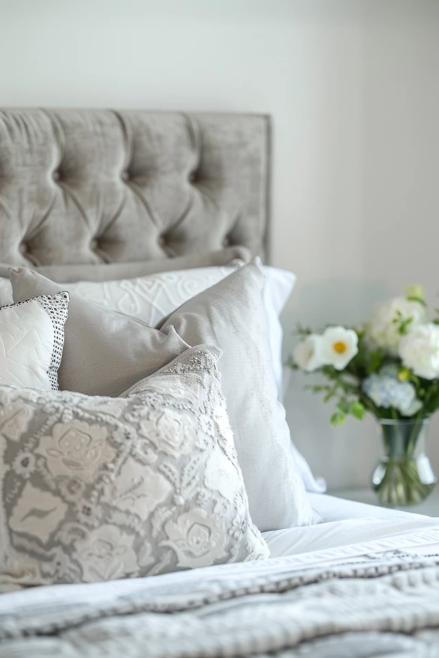 Gray Headboard Design Inspiration