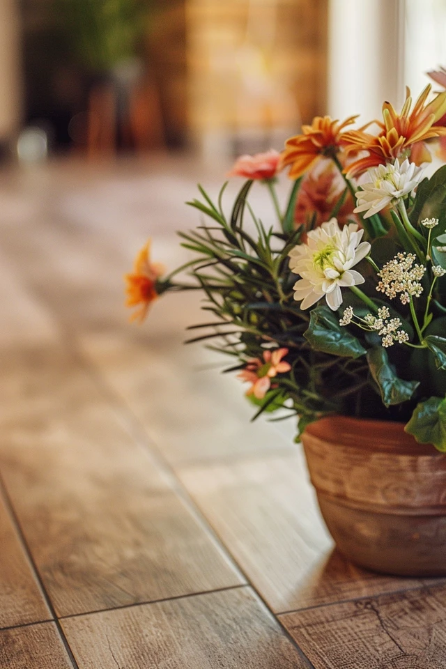 Farmhouse-Inspired Wood Flooring for Thanksgiving