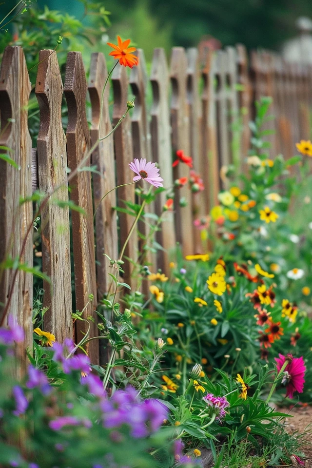 Charming Rustic Fence Ideas for Your Backyard