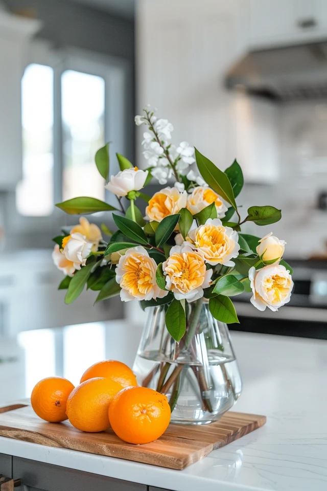 Vintage Dough Bowl Centerpiece
