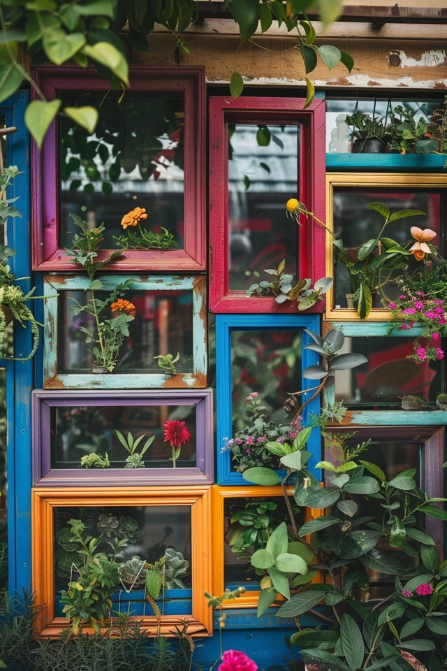 Upcycle Charm: Window Pane Picture Frame Ideas