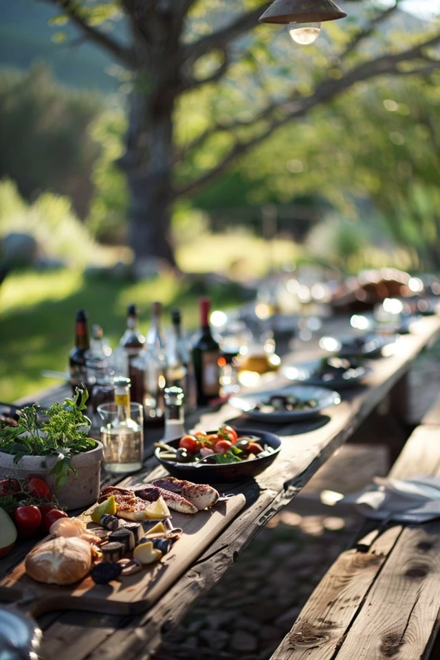 Stylish and Functional BBQ Table Designs