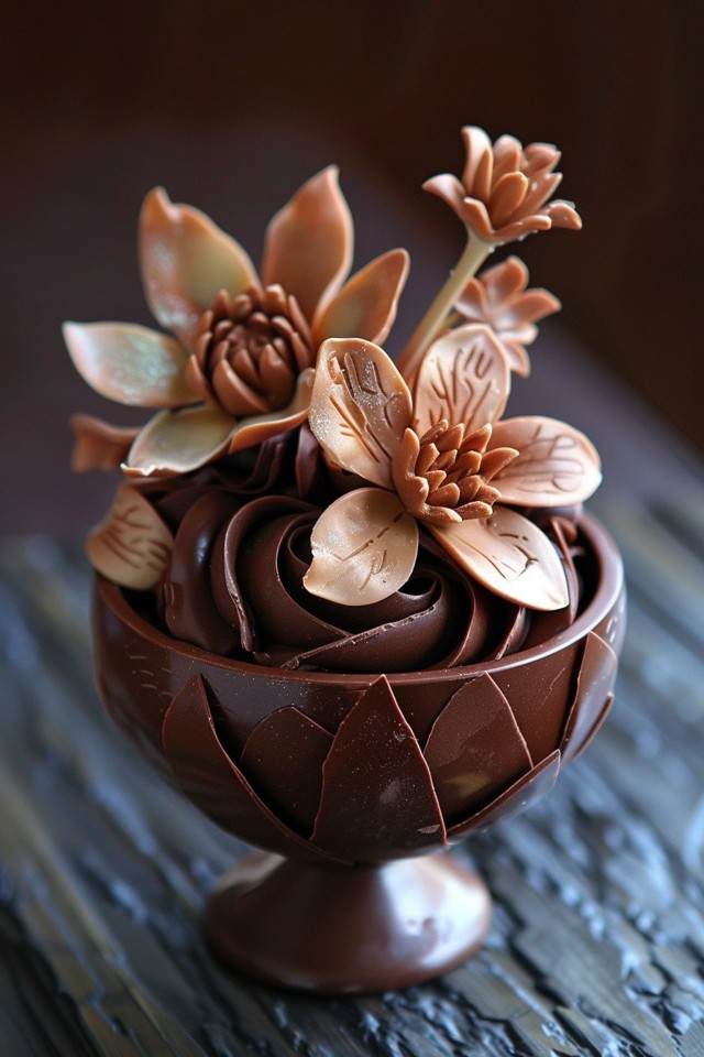 Creative Chocolate Garnish Ideas