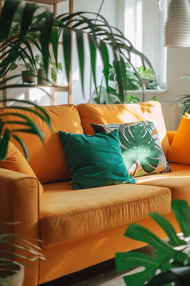 Strategic Use of Darker Stained Furniture