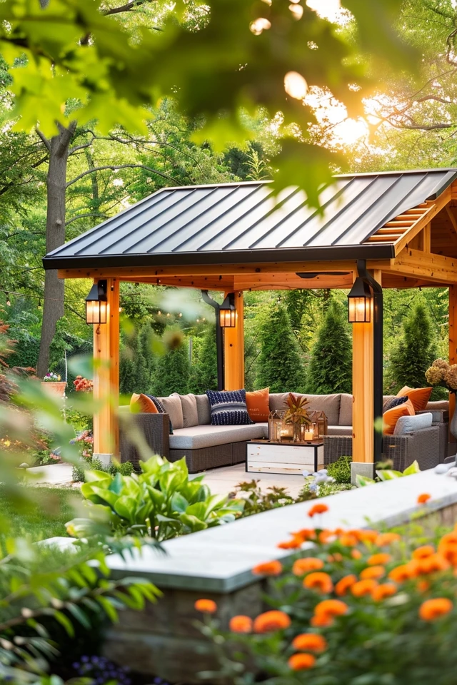 Simple Backyard Pavilion Ideas for Cozy Retreats