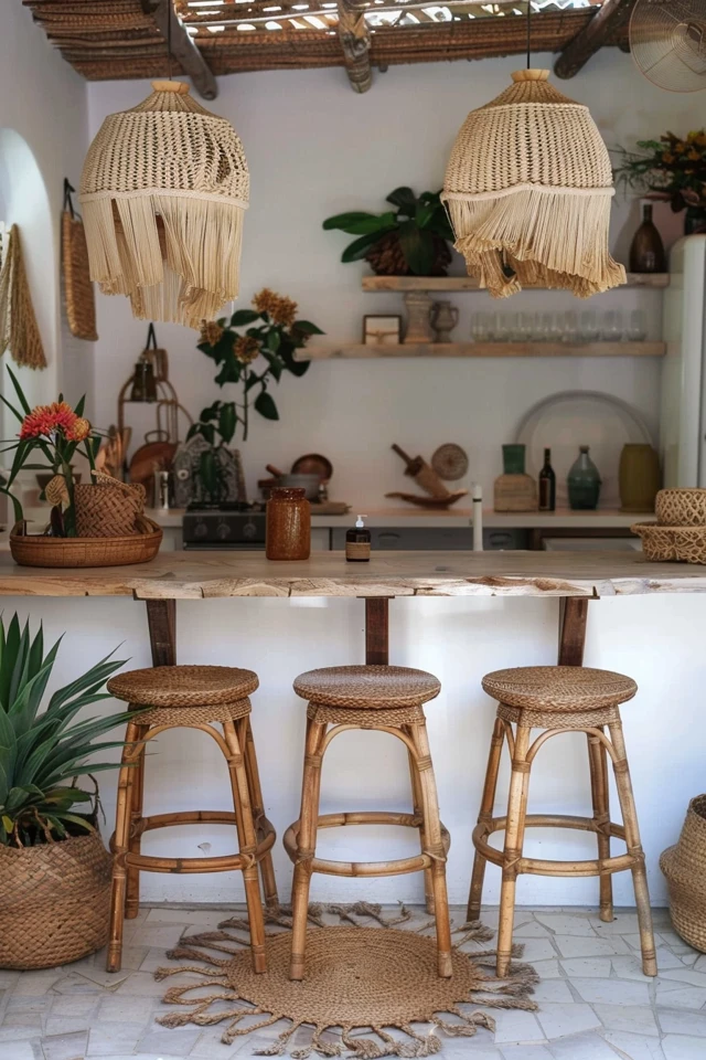 Best Boho Bar Stools for Your Dining Space