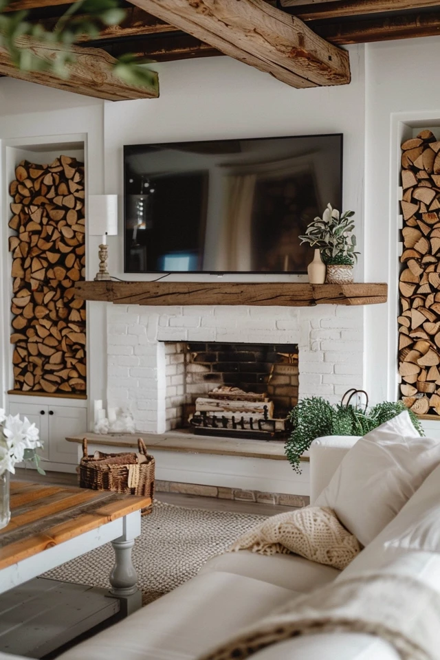 Chic Fireplace TV Stand Designs: Combining Style and Functionality