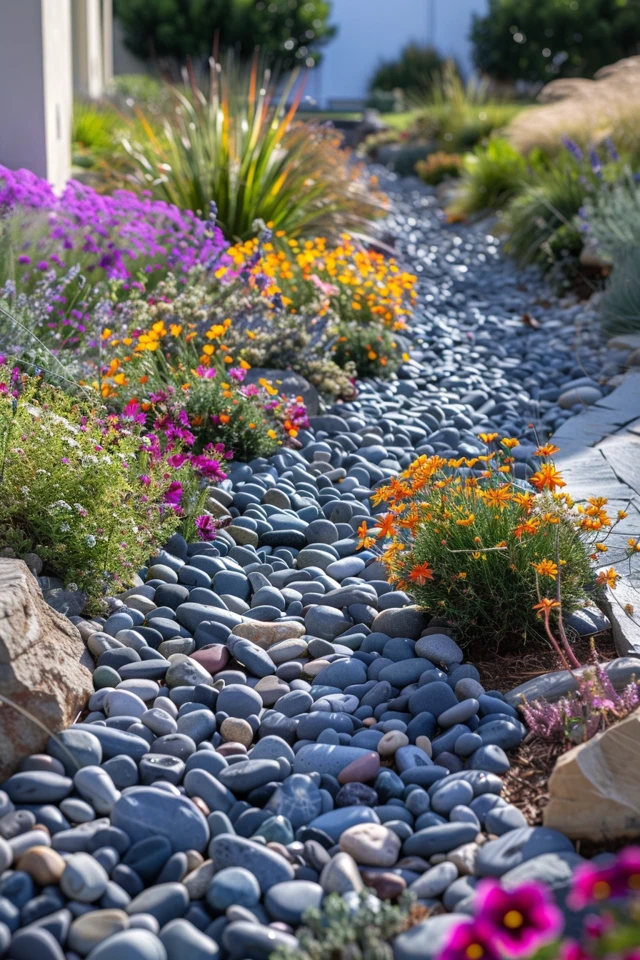 Dry River Bed Landscaping Ideas for Your Garden