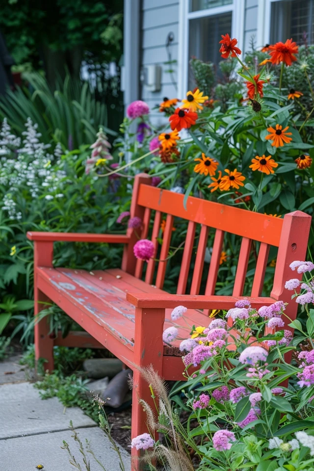 Creative Front Yard Bench Designs