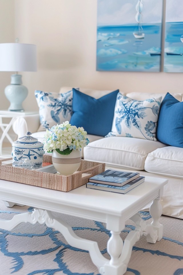 Nautical Living Room: Coastal Decor Trends