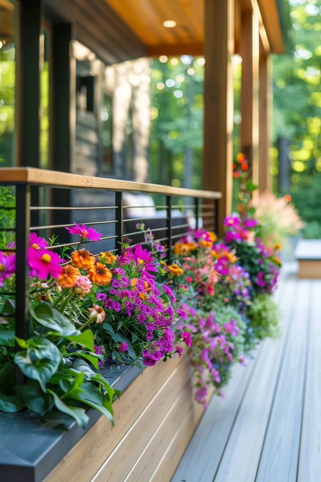 Stylish and Minimalist Horizontal Deck Railing Designs
