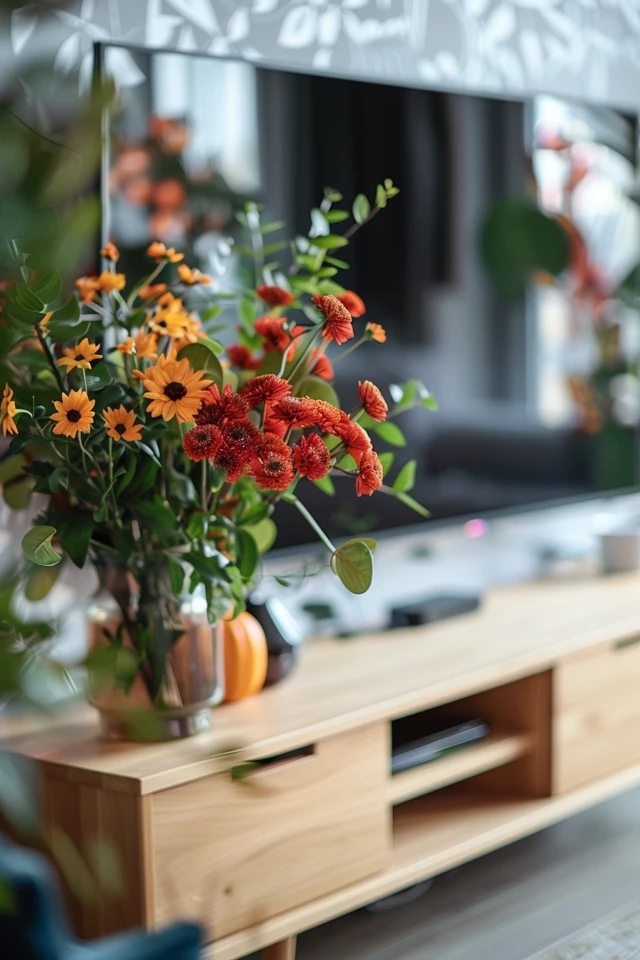 Colorful Vases and Candlelight