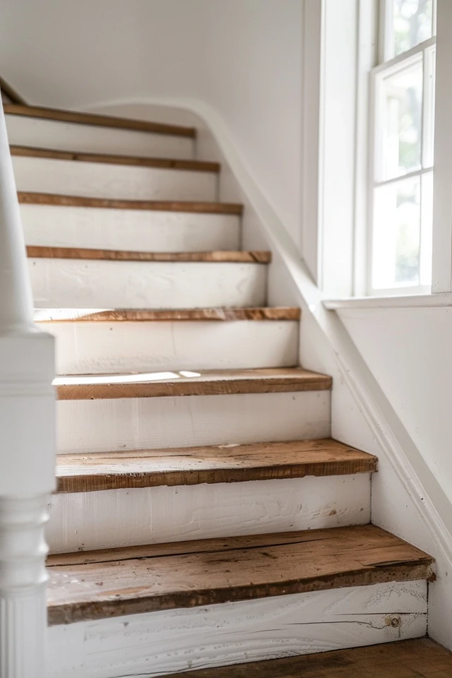 Farmhouse Staircase Decor and Makeover Ideas