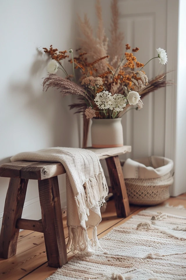 Entryway Essentials: Thanksgiving Theme Benches