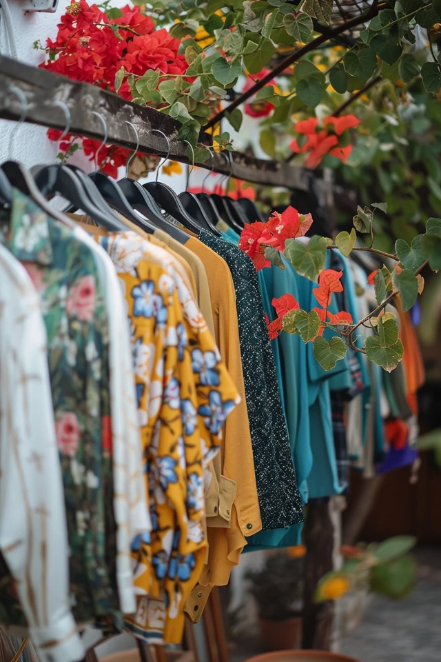 Yard Sale Ideas for Hanging Clothes: Display Tips